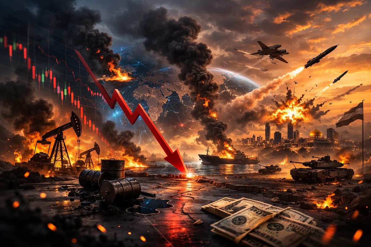 Crude Oil - financial news illustration