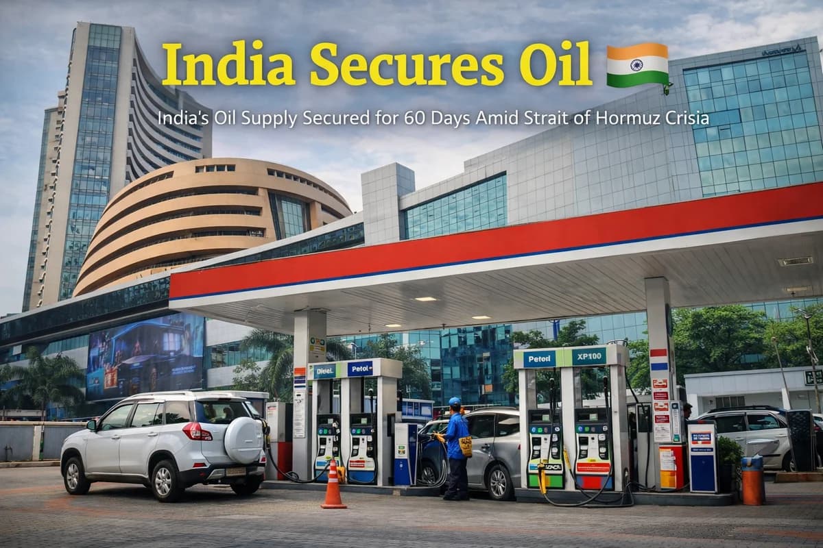 India’s Oil Supply Secured for 60 Days Amid Strait of Hormuz Crisis