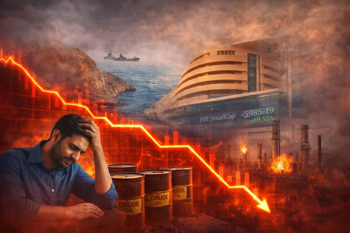 Smallcap Crash Deepens: 10 Stocks Plunge Up to 70% in FY26