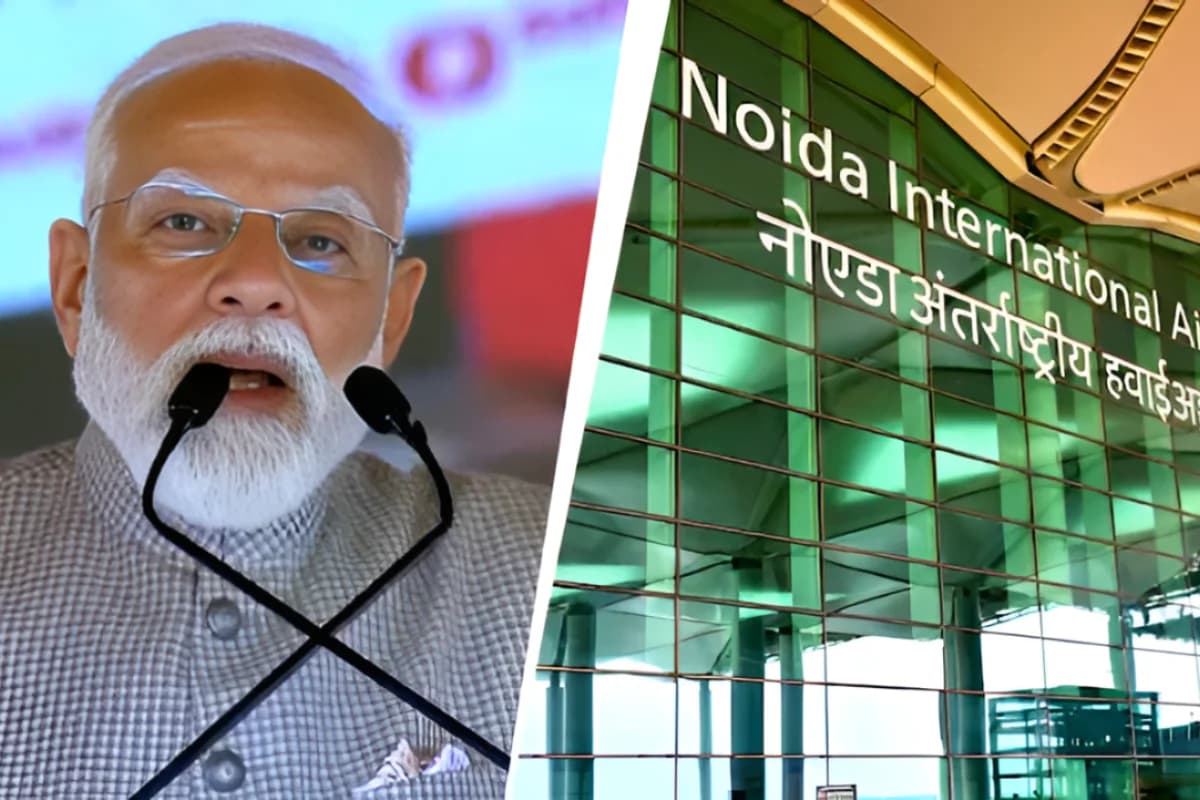 Noida International Airport at Jewar Inaugurated by Narendra Modi