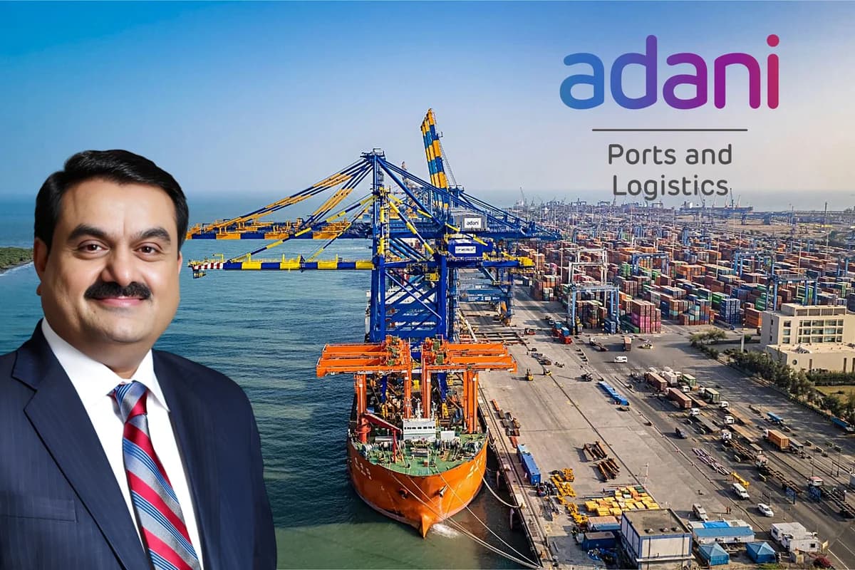 Adani Ports Shares Jump 5% After 500 Million Tonnes Cargo Milestone