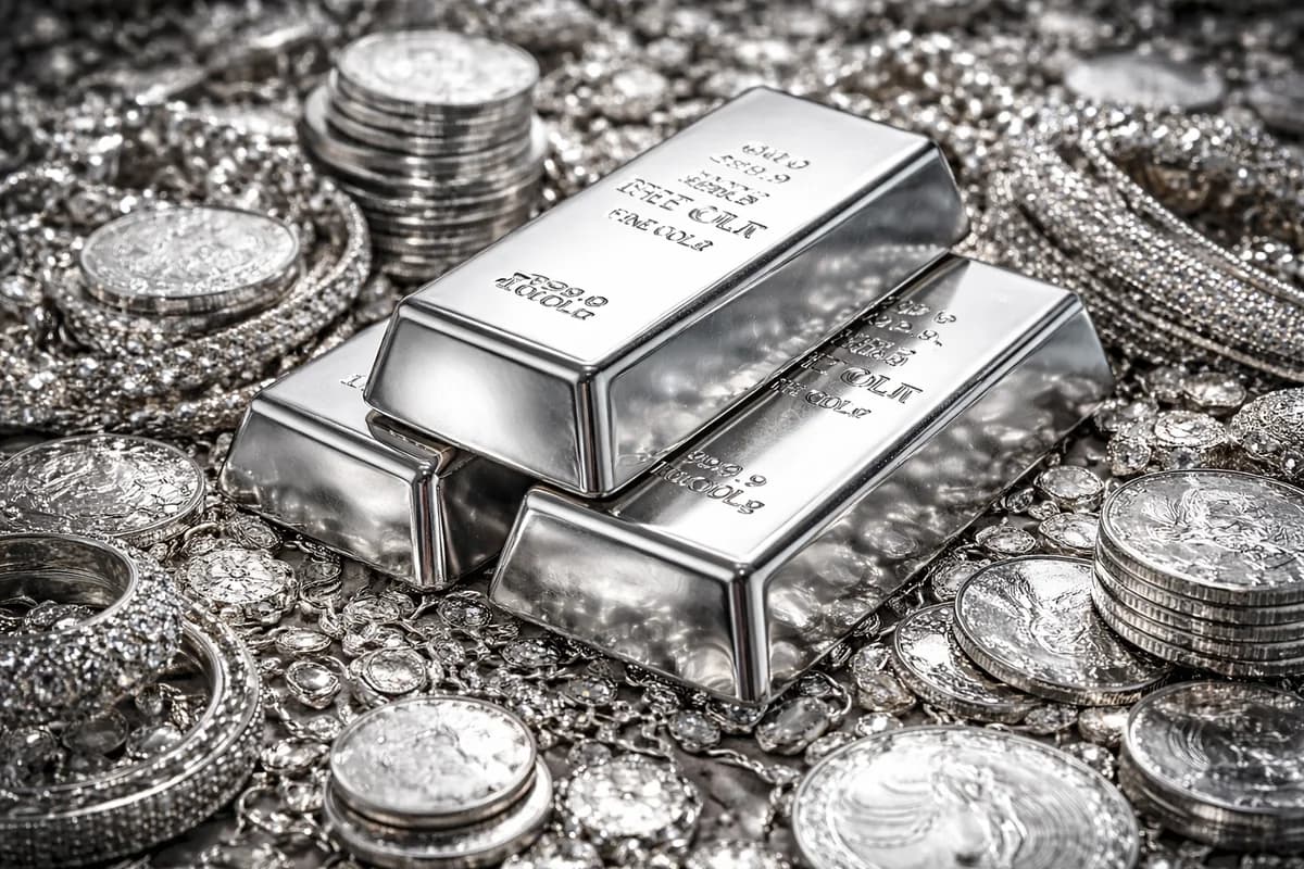 Silver Crashes ₹14,000/kg, Gold Falls ₹2,600 Amid War Fears - financial news image