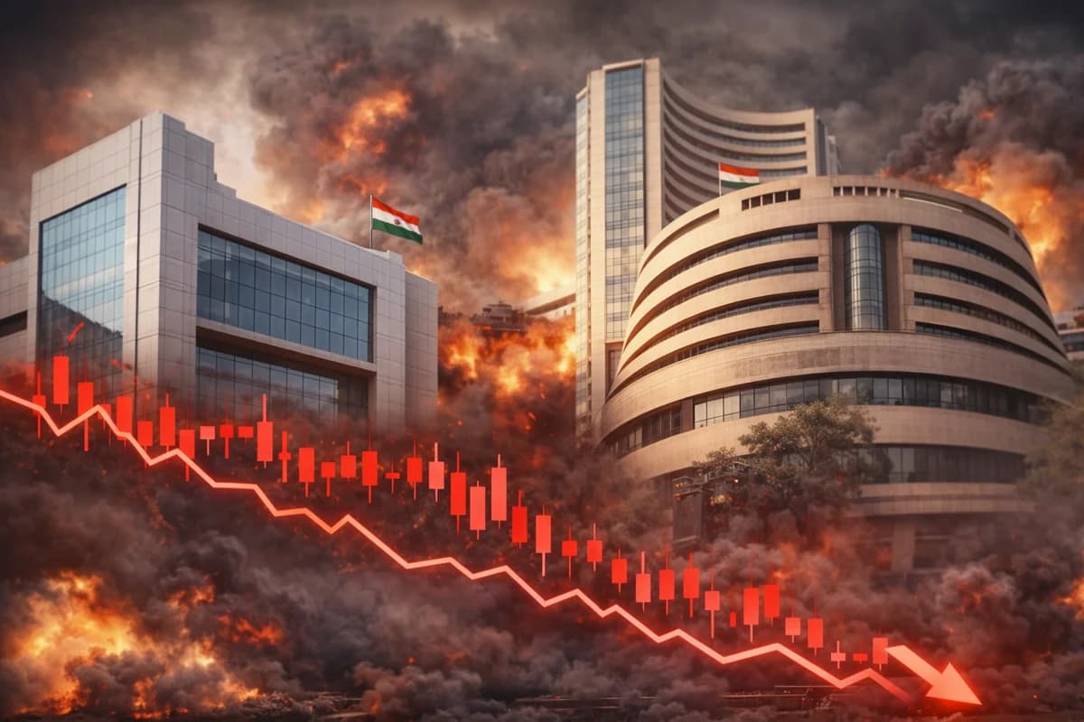 Why Market Crashed Over 1,500 Points Today: 5 Key Factors Behind Selloff