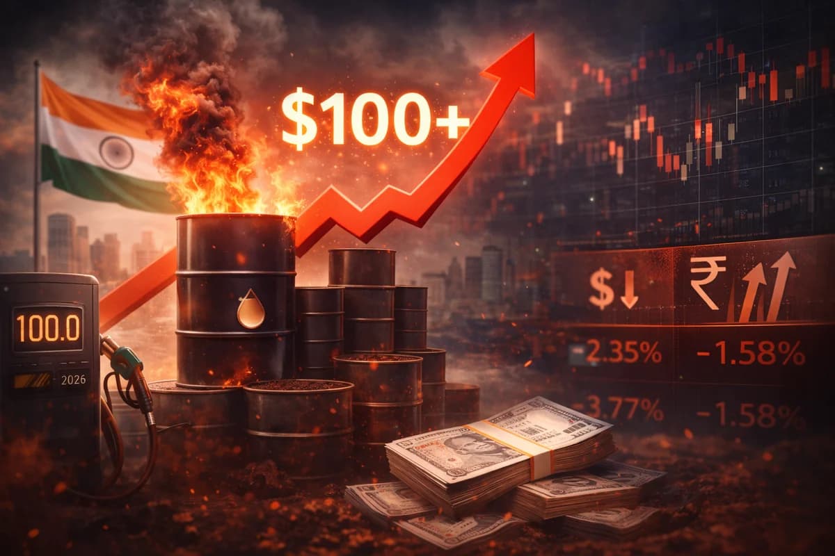 Crude Oil - financial news illustration