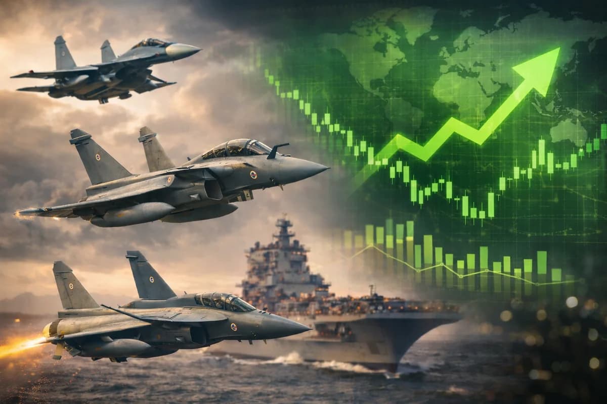 Defence Stocks - stock market news illustration