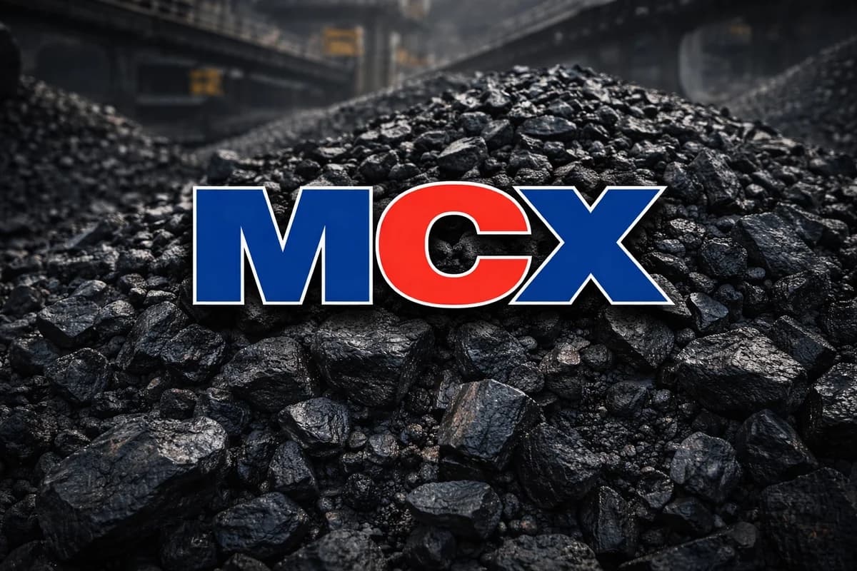 Coal - financial news illustration