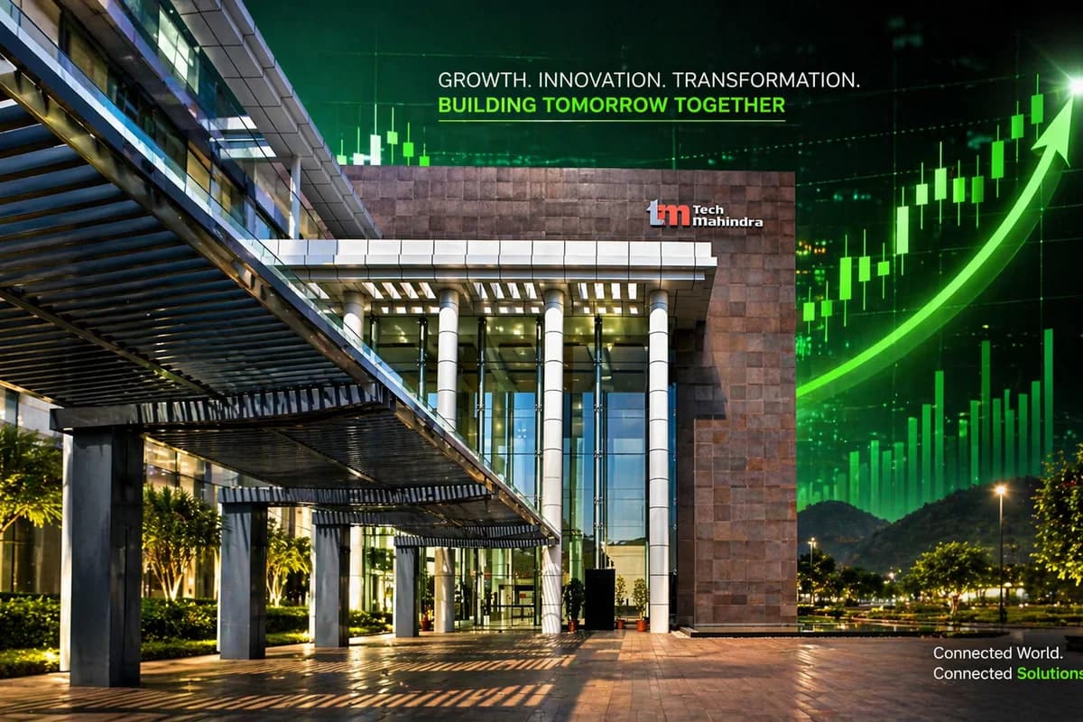 Tech Mahindra Ltd - stock market news illustration