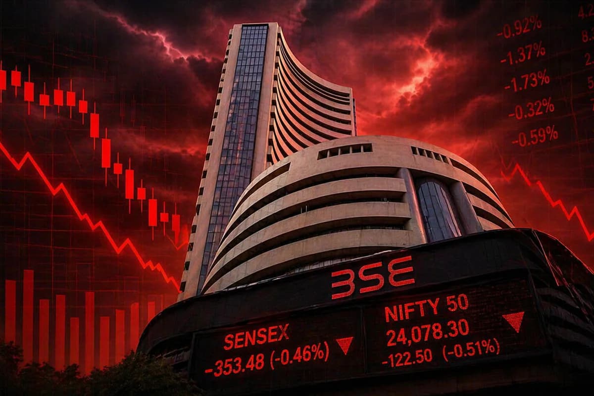 Sensex, Nifty - market analysis illustration