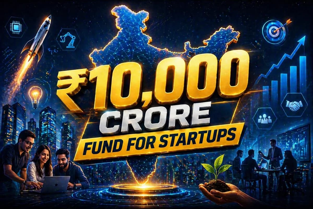 India Launches ₹10,000 Crore Startup Fund via FoF Route to Boost Deep-Tech