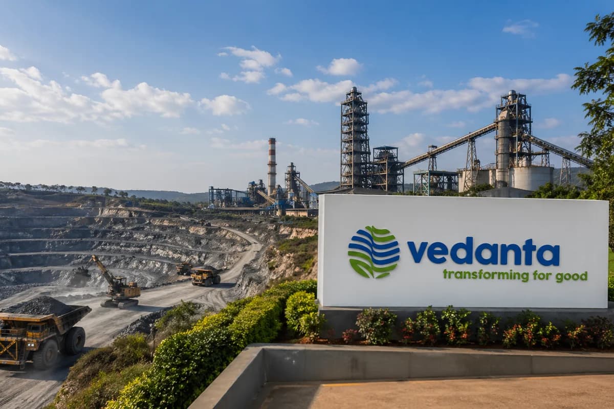 Vedanta Ltd - stock market news illustration