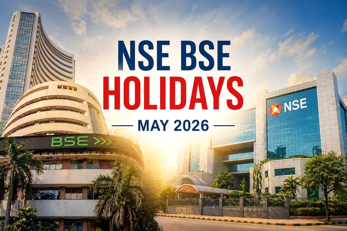 Stock Market Holidays in May 2026: NSE, BSE Closed for 12 Days