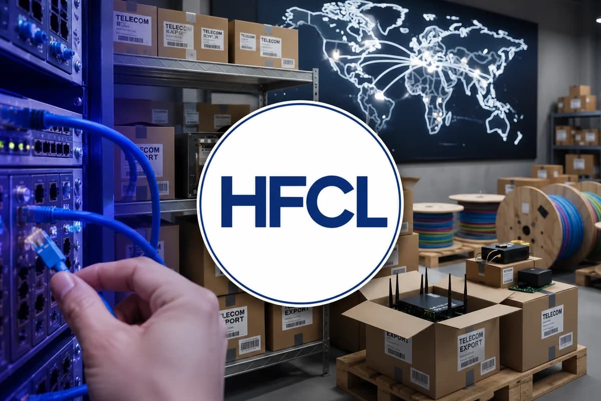 HFCL Ltd - stock market news illustration