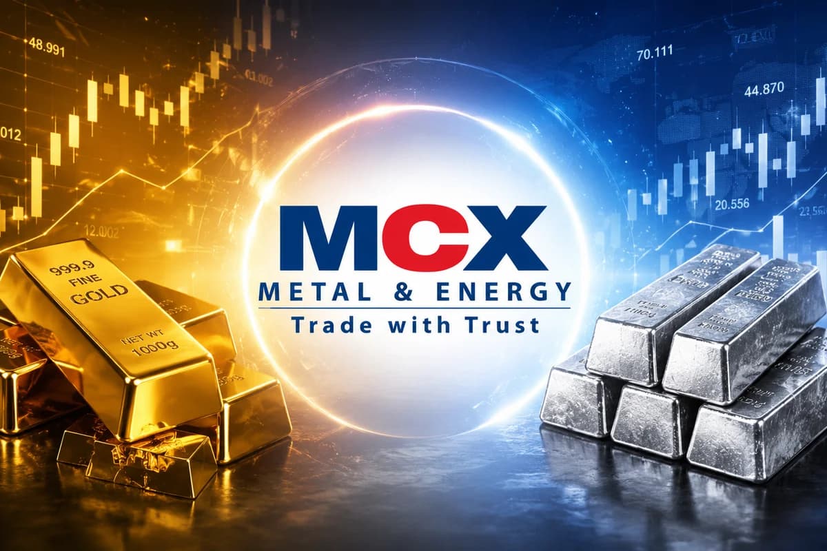 MCX Gold Silver - financial news illustration