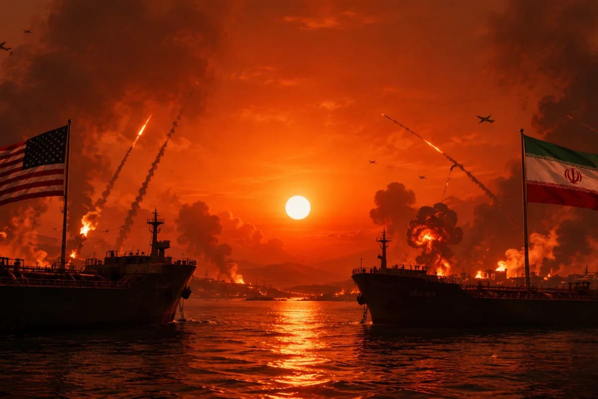 US vs Iran: Missile Attacks Shake Global Markets as Brent Crude Nears $100