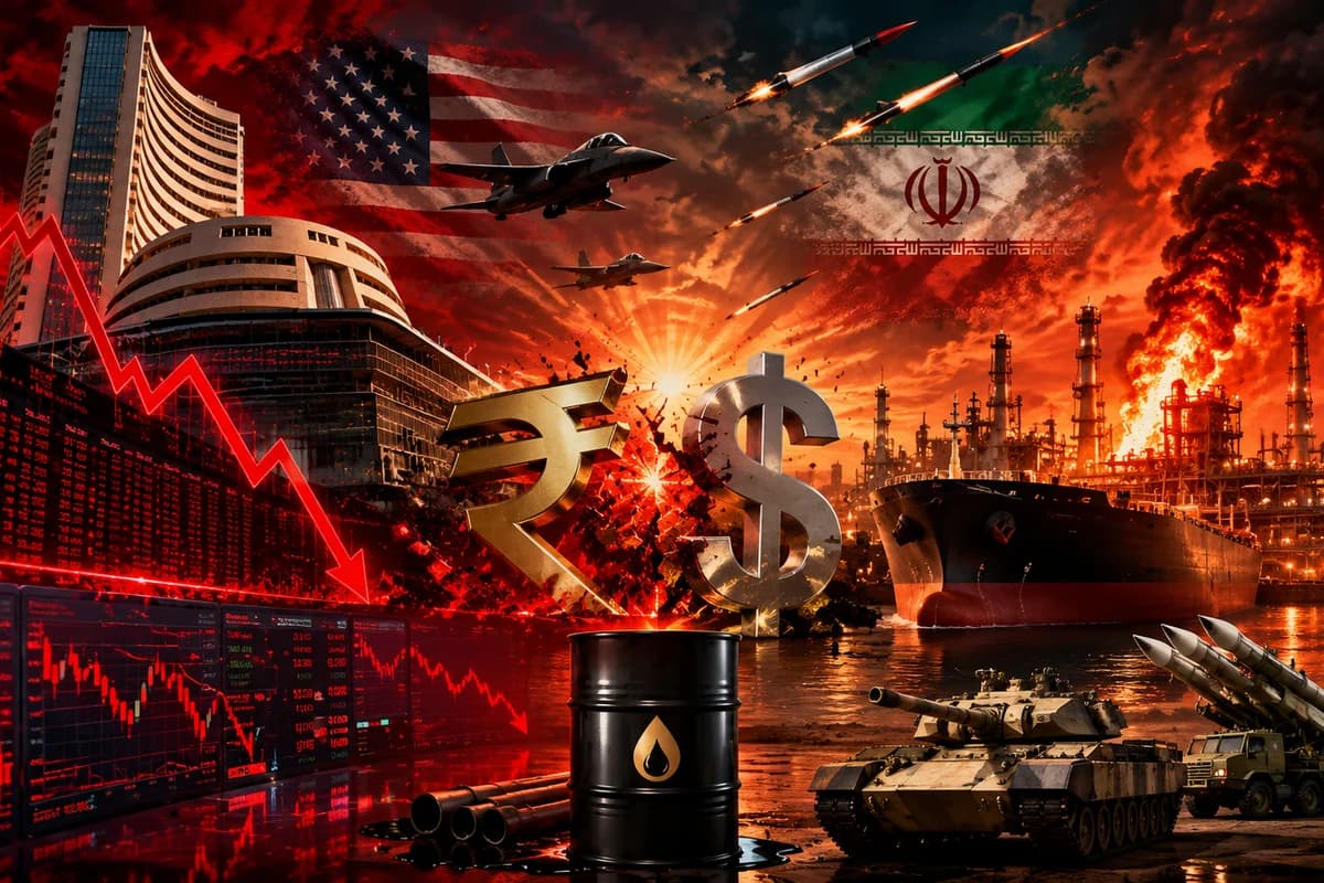 India Stock Market Crash Alert: US Iran Conflict May Trigger Massive Gap Down Opening