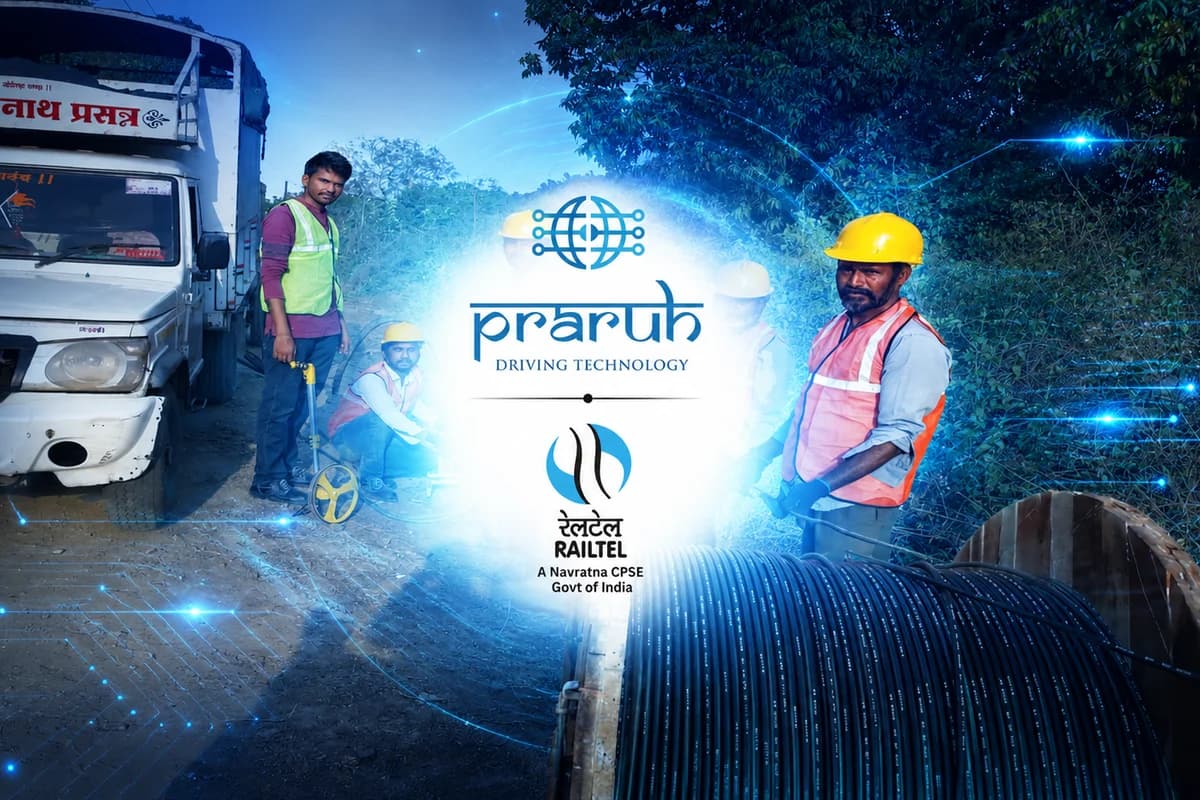 Praruh Technologies Bags ₹3,351.45 Lakh RailTel Order for Network & Cybersecurity Infrastructure