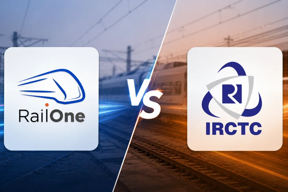 RailOne vs IRCTC: Key Differences, Features & Best App for Train Ticket Booking