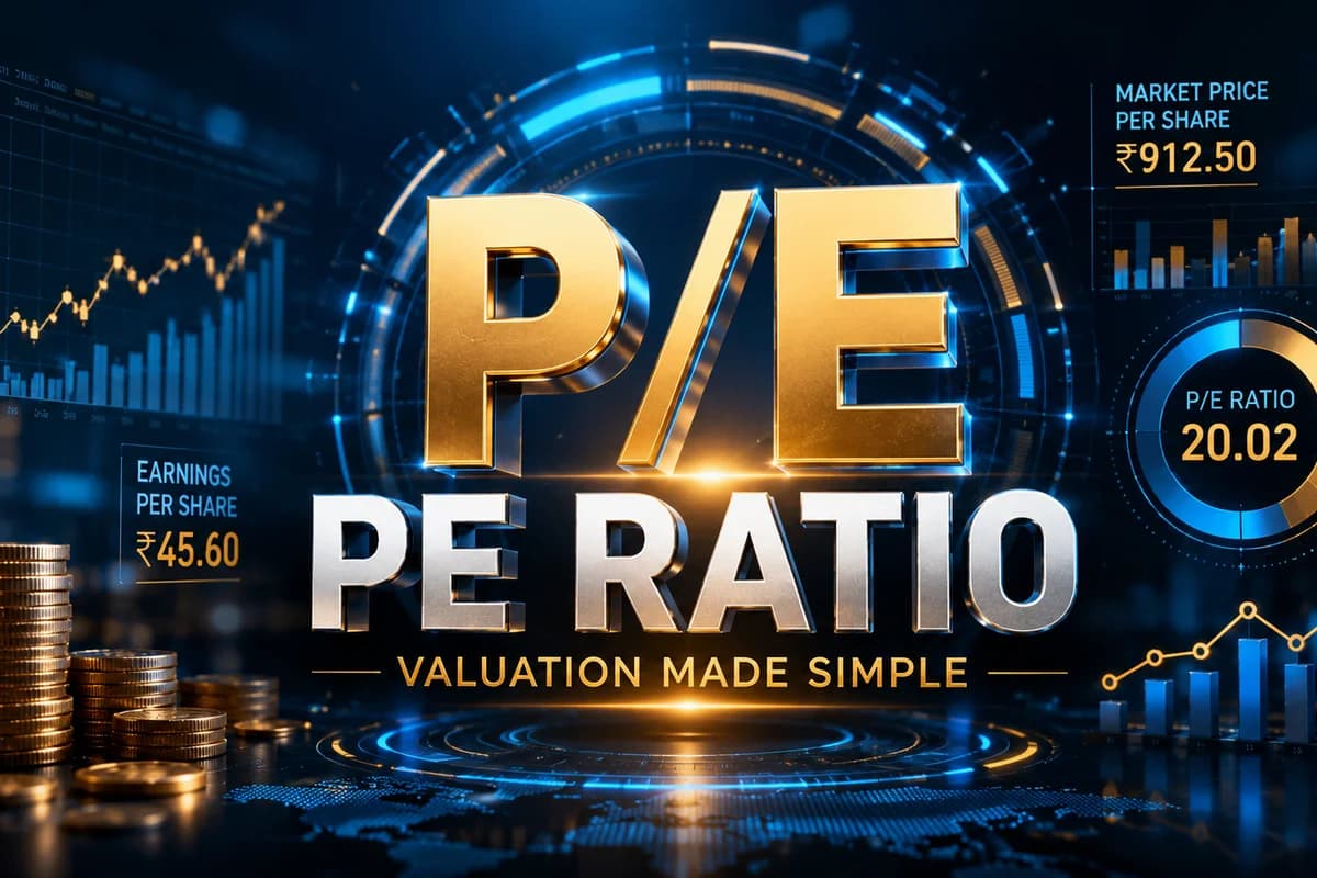 What Is PE Ratio? Complete Guide to Price to Earnings Ratio for Stock Market Investors - financial news image