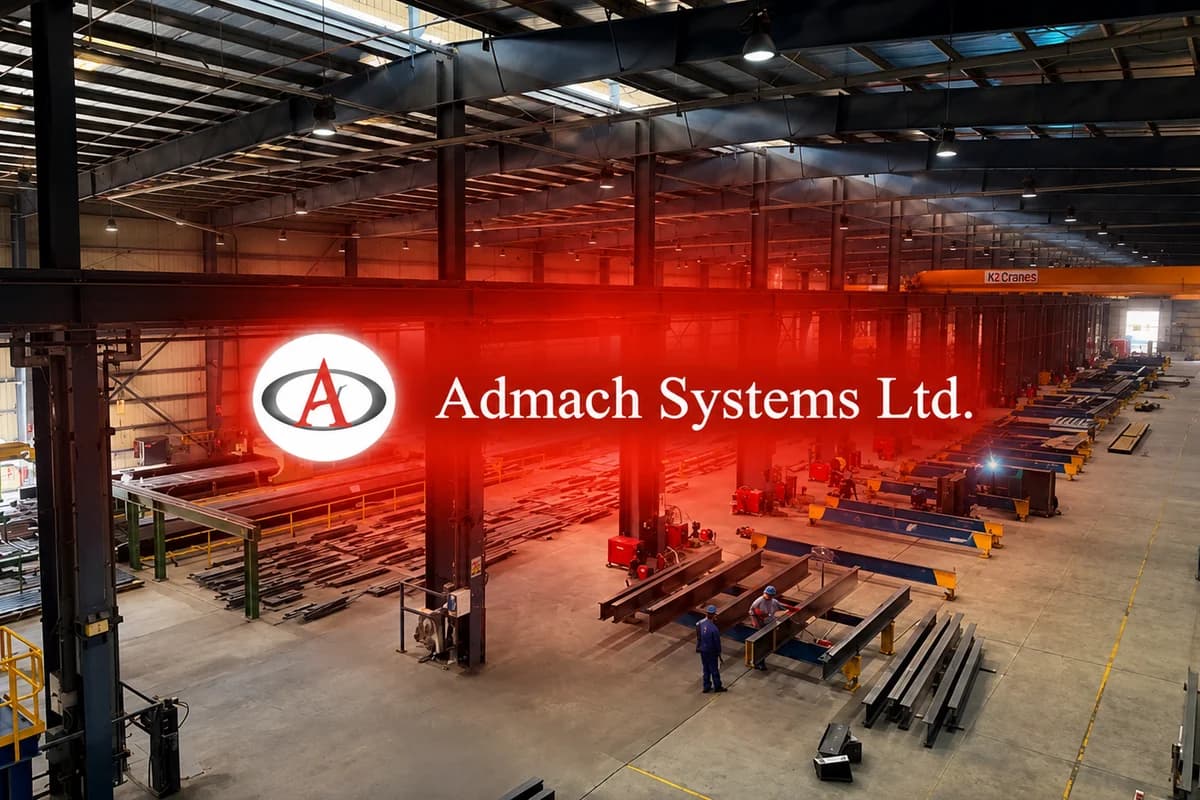 Admach Systems Wins ₹165.20 Lakh Order From Steel Industry, Order Book Stands at ₹76.25 Crore