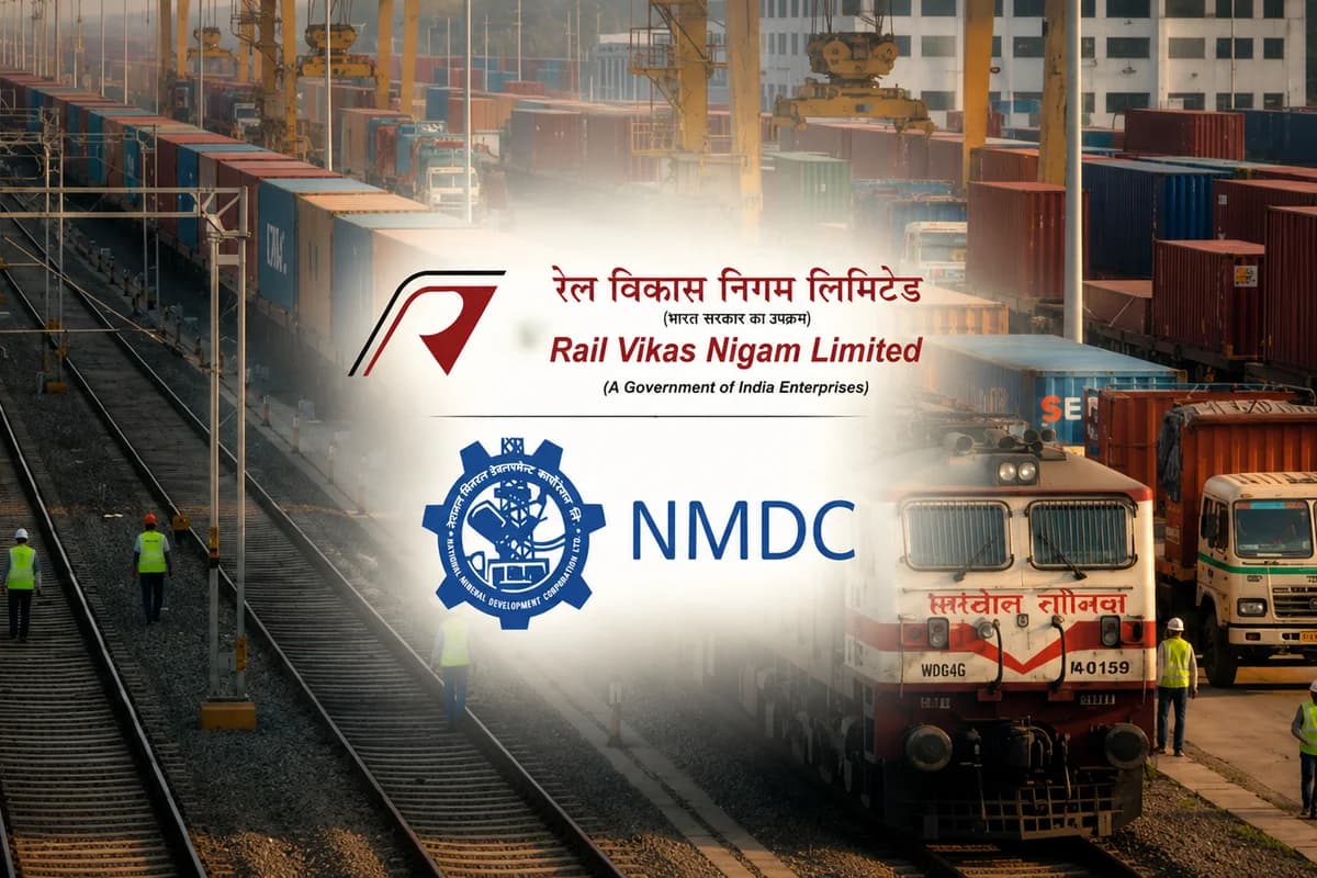 Rail Vikas Nigam Bags Massive ₹2,977 Crore NMDC Order for Vizag Infrastructure Project